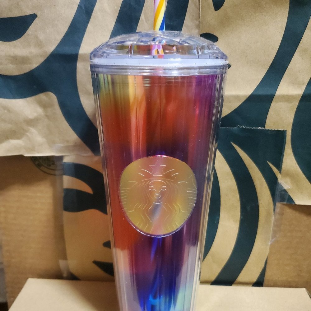 Starbucks Pride Kaleidescope Cup BRAND NEW 24 oz
